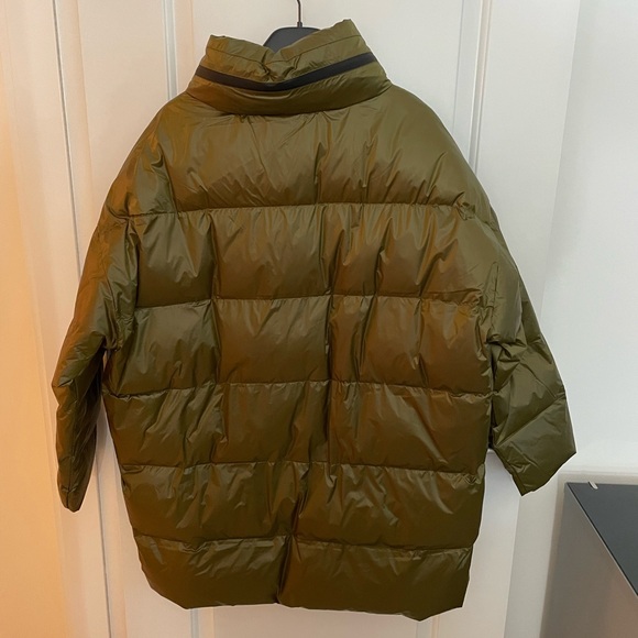 NWT Green Zara puffer size Large - Picture 2 of 5
